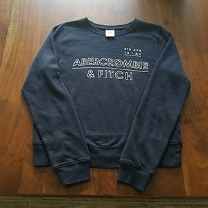 Abercrombie & Fitch  navy blue sweatshirt